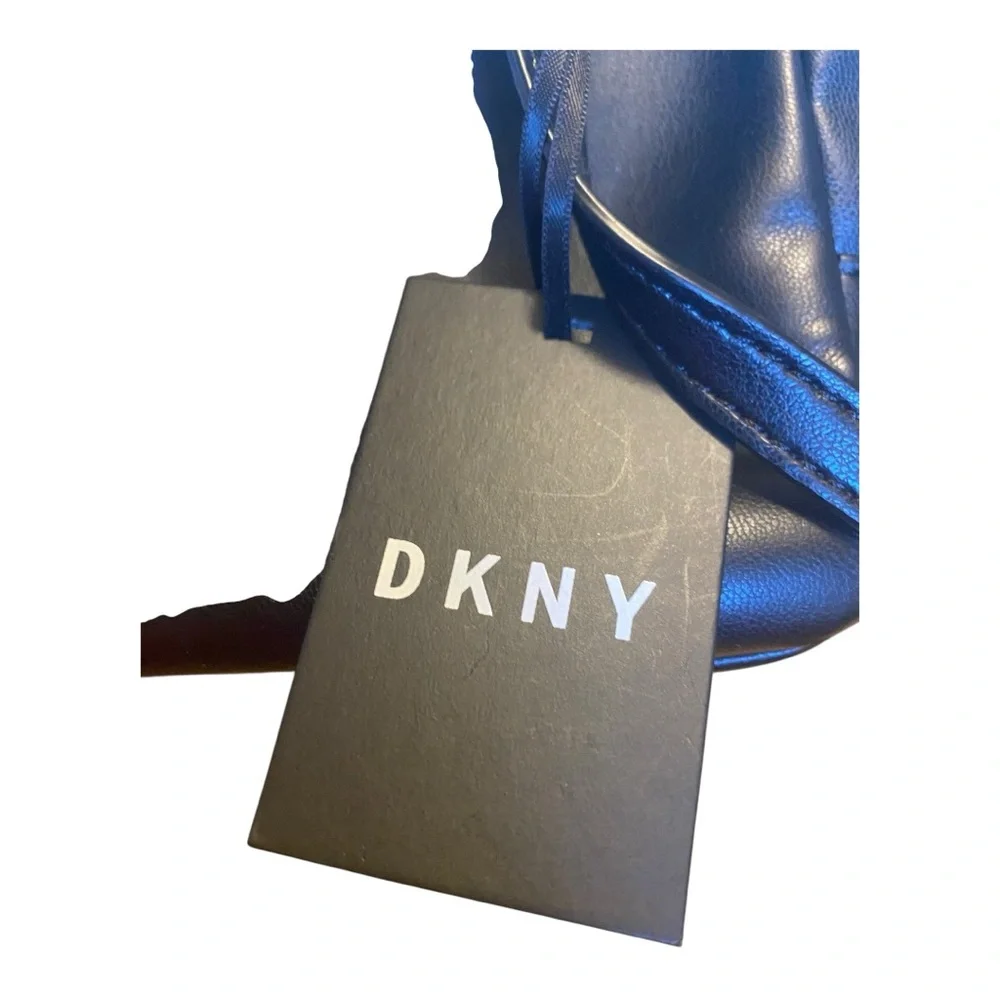 DKNY Bryanna Mini Stylish Black and Cream Backpack